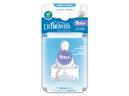 Dr Brun s 2pk Flaskesmokk Narrow Str.4 9mnd+