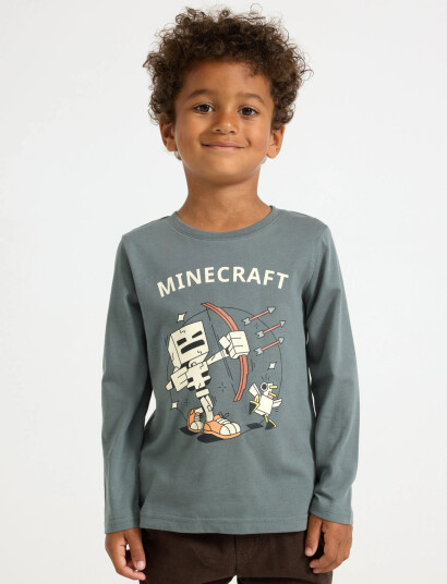 Lindex Minecraft Topp Green 104 Lindex Minecraft Topp Green 104