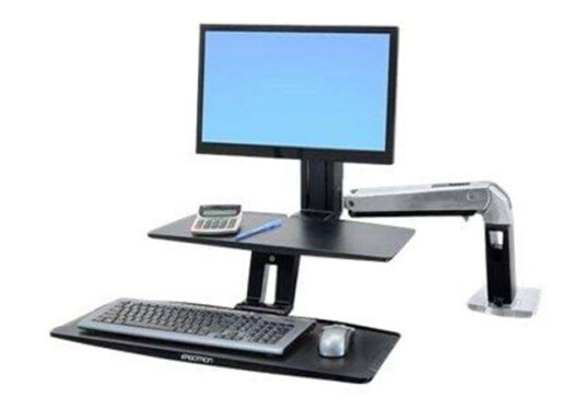 Ergotron WorkFit-A with Suspended Keyboard Single LD