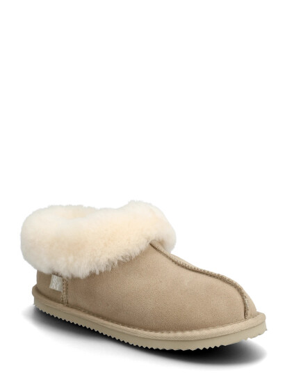 Rosemunde Rhevelyn Leather Closed Ankle Slipp   Beige   38