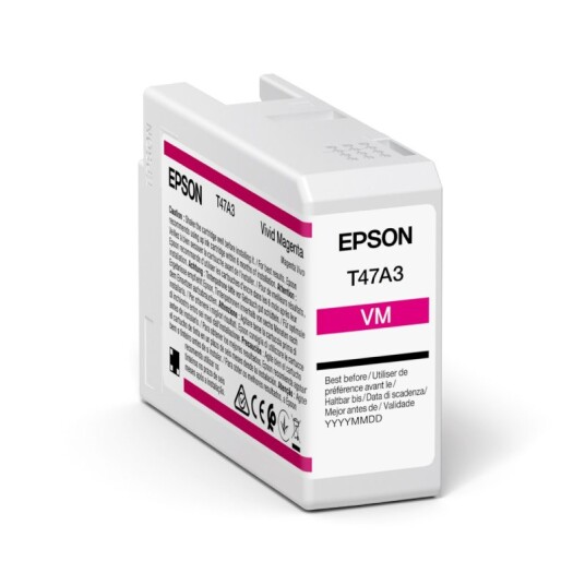 Epson T47A3 M blekkpatron - C13T47A300 Original - Magenta 50 ml Epson T47A3 M blekkpatron - C13T47A300 Original - Magenta 50 ml