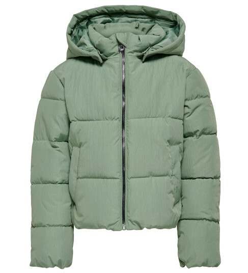 Kids Only Polstret Jakke KogDolly Noos Hekk Green Kids Only 9 år 134 Dunjakke Grønn