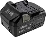 HiKOKI UB 18DEL batteri (3000 mAh 36 V, Sort)