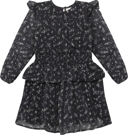 Minymo Dress Dobby   ASPHALT   128