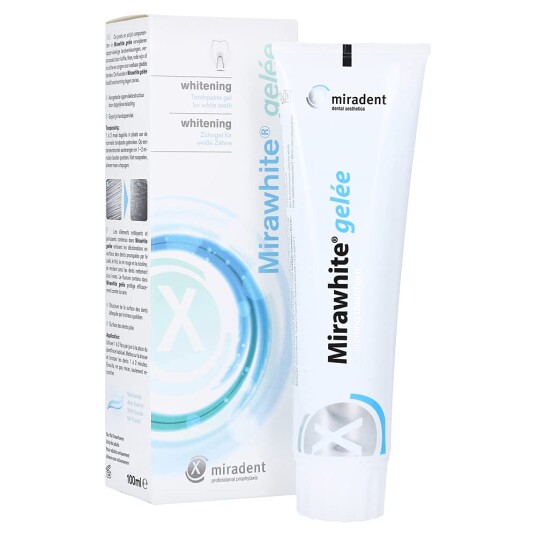 Tannbleking Tannkrem MIRADENT Mirawhite Gelée 100 ml