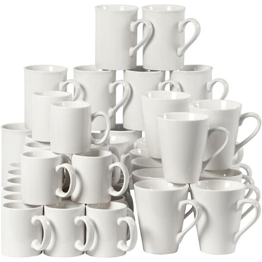 Krus Creativ Company Hvite H7 10 cm 48 stk/1 Pk Krus Creativ Company Hvite H7 10 cm 48 stk/1 Pk
