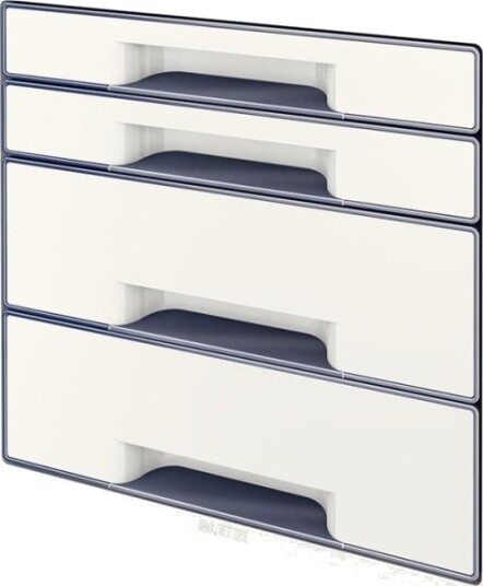 Leitz Wow Cube   Skuffskap   4 Skuffer   For A4 210 X 297 Mm   Hvit