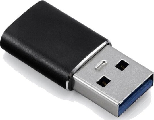 NÖRDIC USB C til OTG USB En adapter Metal Black NÖRDIC USB C til OTG USB En adapter Metal Black