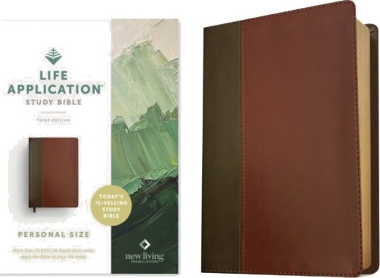 NLT Life Application Study Bible Third Edition Mahaogany