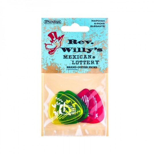 Dunlop Rev Willy Extra Heavy Picks Pack of 6