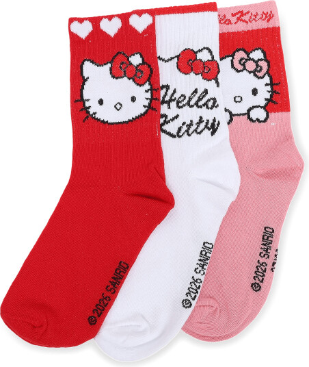 Hello Kitty Socks   Red   27/30