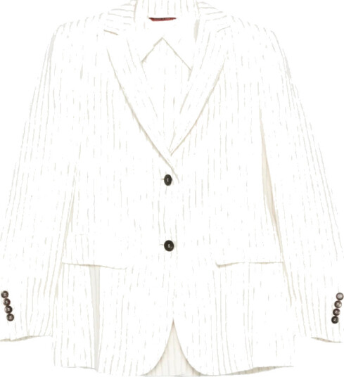Max Mara Studio Dame Jakker Hvit M, Max Mara Studio Dame Jakker Hvit M,