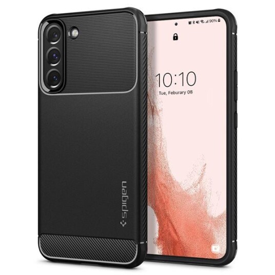 Spigen Rugged Armor Mobildeksel til Samsung Galaxy S22 5G - Svart Spigen Rugged Armor Mobildeksel til Samsung Galaxy S22 5G - Svart