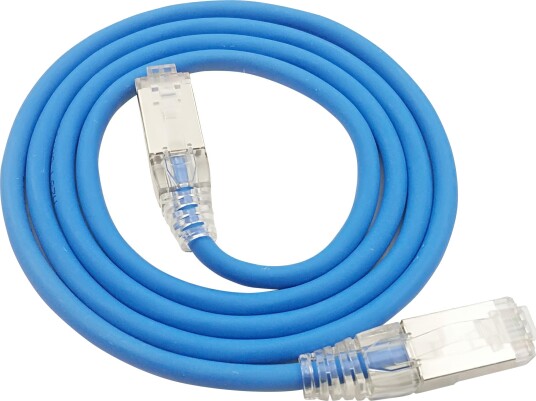 LinkIT U/FTP Slim Cat.6 Blå   0,5m LSZH|AWG 28|Snagless|OD 4,8MM