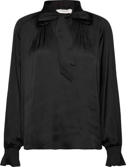 Rosemunde Rwmessina Ls Tie Blouse BLACK 40