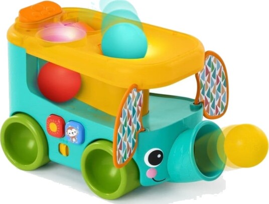 Bright Starts Pop & Roll Safari Buss Babyleke