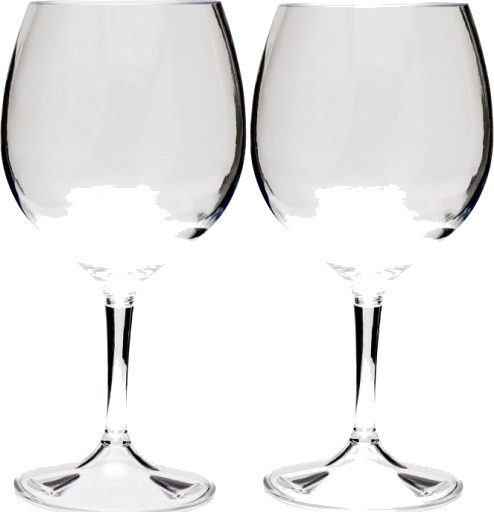 GSI Outdoors Nesting Red Wine Glass Set, vinglass STD NA