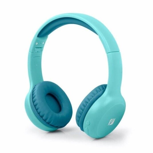 Muse On-Ear Bluetooth trådløse hodetelefoner med Lydbegrensning Lyseblå Muse On-Ear Bluetooth trådløse hodetelefoner med Lydbegrensning Lyseblå