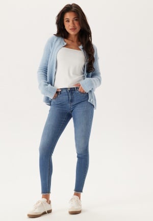 ONLY Onlwauw Mw Ank Sparkle Sk Dnm Medium Blue Denim XL/32