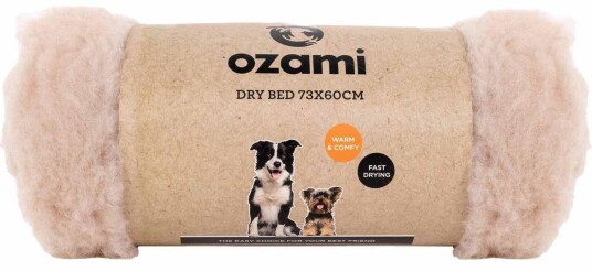 Ozami Dry Bed Hundeseng Beige - 146x100 cm for Komfort og Tørrhet
