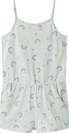 Name It Sommerdrakt NmfVigga Pale Aqua/Rainbow Name It 7 år (122) Sommerdrakt Grønn
