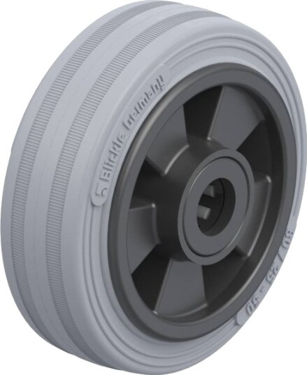 Blickle 97402 Vpp 80/12R-Sg Styrehjul For Tung Last - Hjuldiameter 80 Mm, Bæreevne (Maks.) 50 Kg - 1 Stk