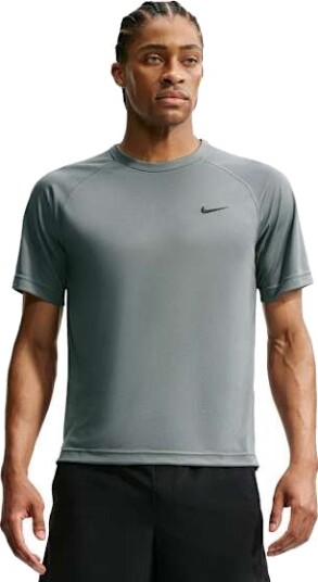 Nike Dri FIT Flex SS Top Herre Smoke Grey/Black L