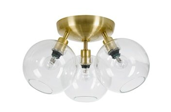 Belid Gloria Plafond messing/Klart Glass 33 cm 1575746-04-0 1575747-02-0