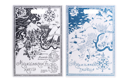 Moomin skjære- og serveringsbrett 30 x 43 cm The Map
