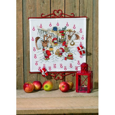 Permin Broderisett Juletre 40x38cm