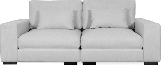 Dubai 2 seters sofa ekstra dyp Lysegrå Dubai 2 seters sofa ekstra dyp Lysegrå