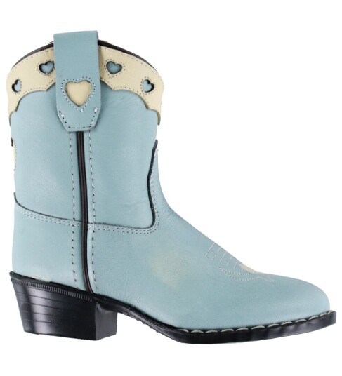 Copenhagen Colors Støvler Cowboy Dusty Blue Leather Copenhagen Colors 33 Støvler Blå