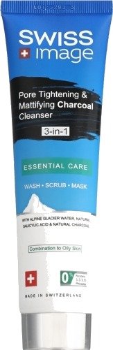 Swiss Image Pore Tightening & Mattifying Charcoal Cleanser 100Ml Swiss Image Pore Tightening & Mattifying Charcoal Cleanser 100Ml