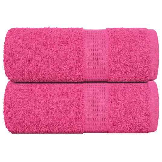  Vaskehåndklær FROGN 2 stk rosa 30x30 cm 360 gsm