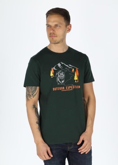 Swedemount Forest Tee Green Bear Xl T-Shirts