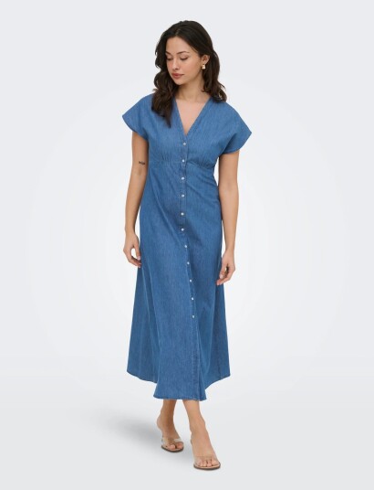 ONLY Onlnova Azure Long Dress Wvn Blue XS ONLY Onlnova Azure Long Dress Wvn Blue XS
