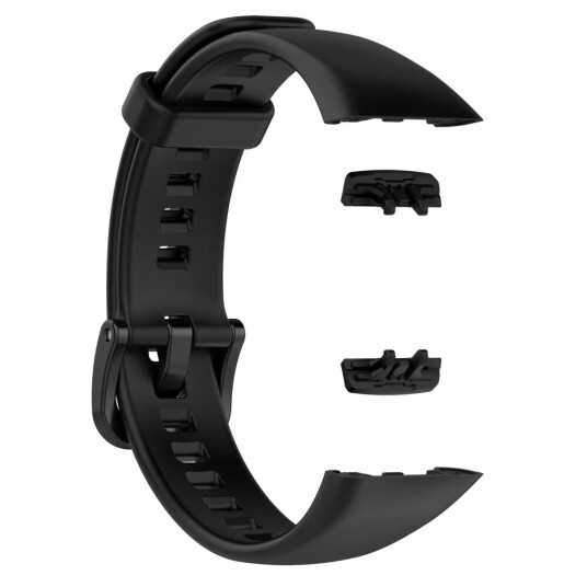 INF Klokkereim TPU Sort  Huawei Band 6 / Band 6 Pro, Honor Band 7 / Band 6