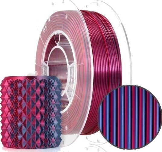 Rosa Plast Rosa3d Pla Magic Silk Filament 1.75 Mm 0.3 Kg Midnight City