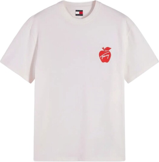 Tommy Jeans Tjm Rlx Vintage Tee Ext White S