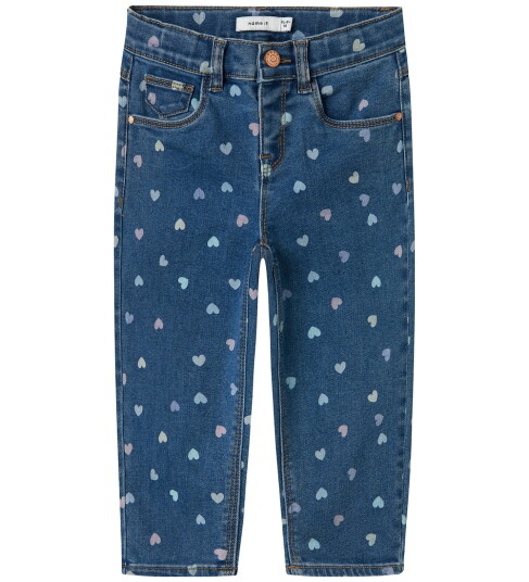 Name It Nmfbella Mom-jeans til småbarn Denim Blue 92