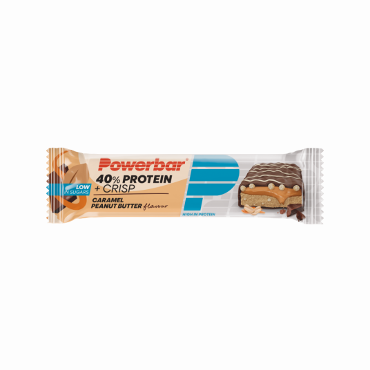 PowerBar 40% Protein energibar karamell og peanøttsmør 40g