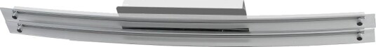 V Tac 36W Designer Bend Glass Double tak/vegglampe Krom 2700lm 4000K rustfritt stål og glass IP20 98,5cm bredde Kulør : Nøytral V Tac 36W Designer Bend Glass Double tak/vegglampe Krom 2700lm 4000K rustfritt stål og glass IP20 98,5cm bredde Kulør : Nøytral