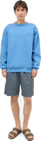 Mads Nørgaard Standard Crew Logo Sweat Blue XXL Mads Nørgaard Standard Crew Logo Sweat Blue XXL