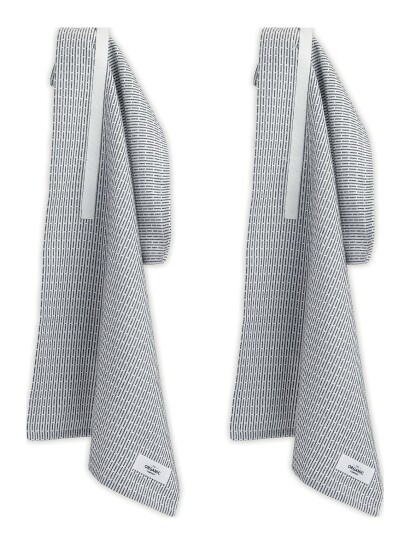 The Organic Company Little Towel (2 Pack) - Grey - 35X 60CM The Organic Company Little Towel (2 Pack) - Grey - 35X 60CM
