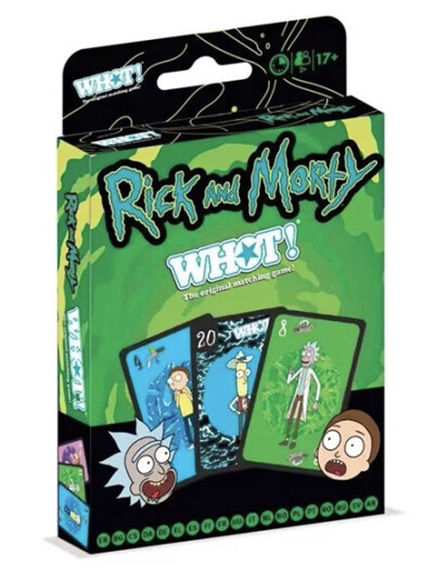 Winning Moves Rick and Morty WHOT! Nordic + EN