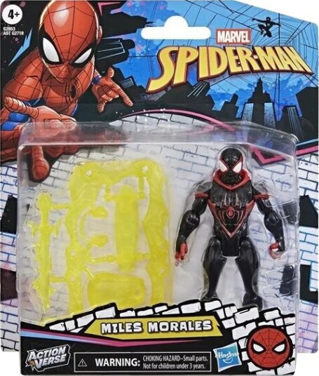 Marvel Spider man 4.5in Figure Actionverse Miles Morales