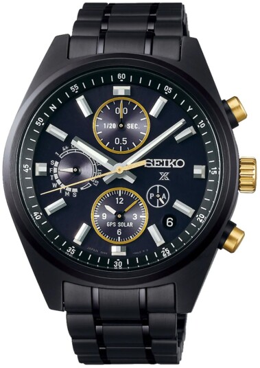 Seiko Herreklokke SSH169J1 Prospex Sort/Stål Ø42 mm