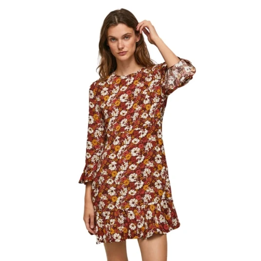 Pepe Jeans Dame Kjoler Oransje S,