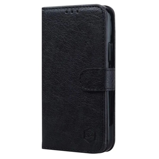 INCOVER Samsung Galaxy A05s Kunstskinn Deksel m. Lommebok & Stativ - Svart