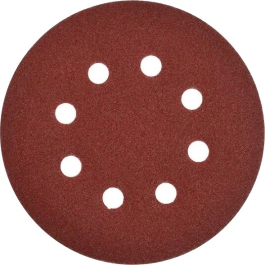 Geko Pusseskrue/Papir Til Skive 125mm P220 8 Hull 50 Stk
